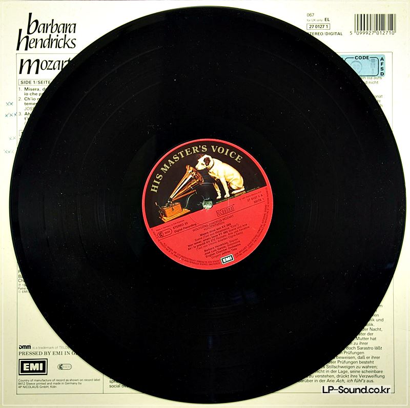 BARBARA HENDRICKS, JEFFREY TATE - MOZART : CONCERT ARIAS