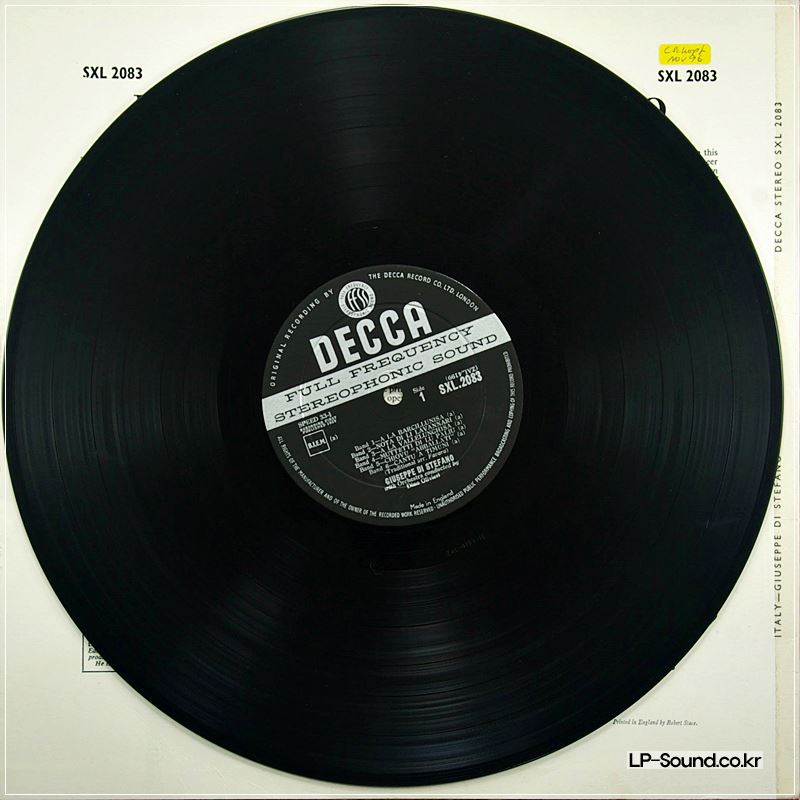 GIUSEPPE DI STEFANO”ITALY”DECCA SXL 2083