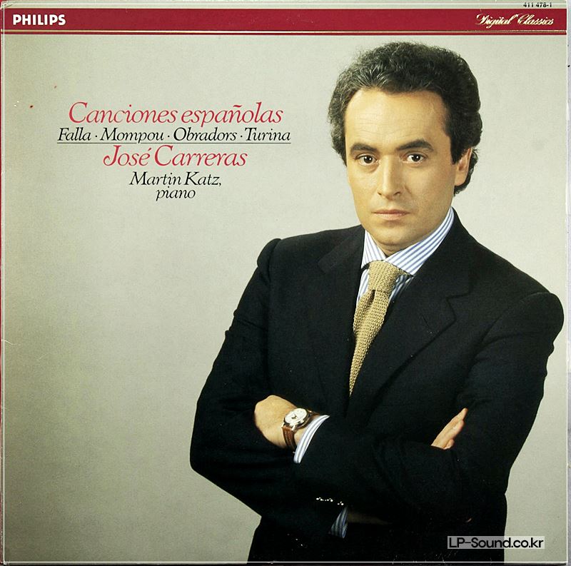 JOS  CARRERAS    CANCIONES ESPA OLAS RECITAL 411 478-1