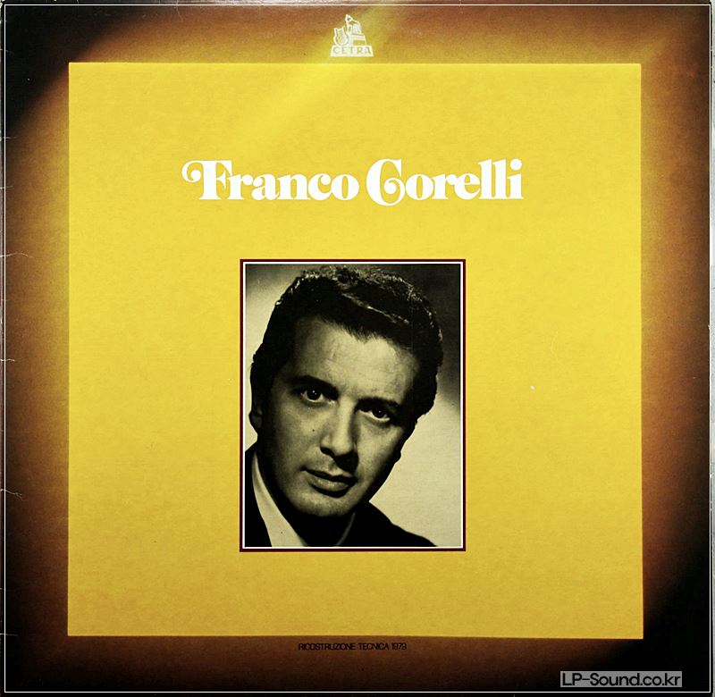 FRANCO CORELLI LP~1981~CETRA~ARTUO BASILE, CONDUCTOR