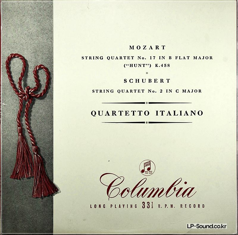 MOZART/SCHUBERT QUARTETTO ITALIANO 3CX 1367 UK