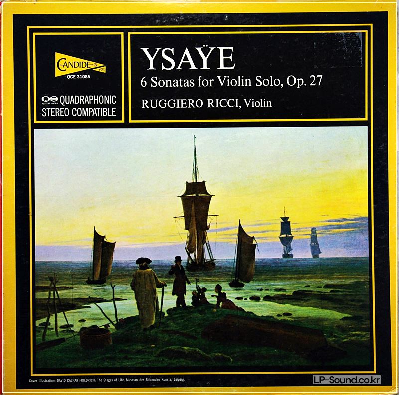 YSAYE 6 SONATAS SOLO VIOLIN RUGGIERO RICC QCE 31085