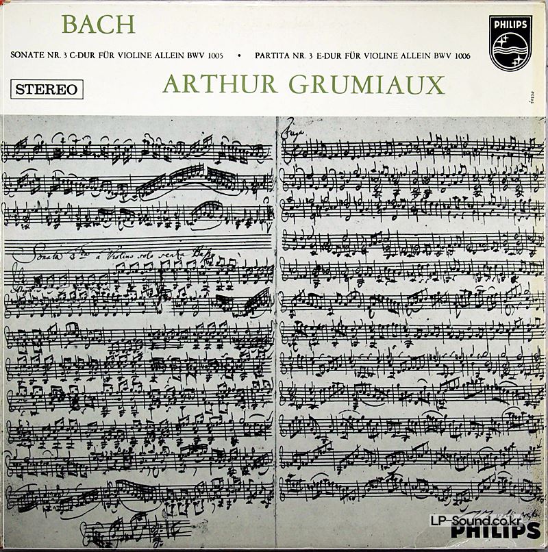 BACH NO.3 SONATEN UND PARTITEN FÜR VIOLINE   PHILIPS 835 200AY