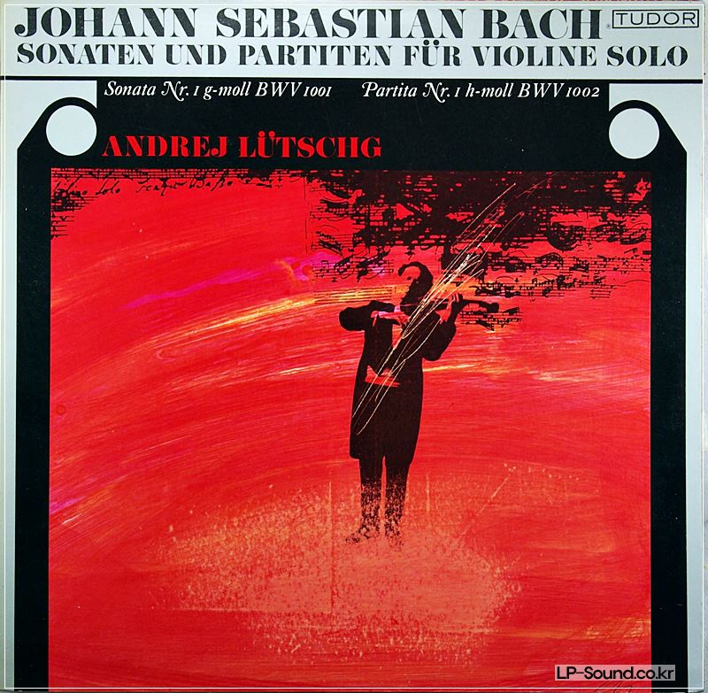 ANDREJ LUTSCHG BACH SONATEN VIOLIN SOLO SWISS 3 LP SET