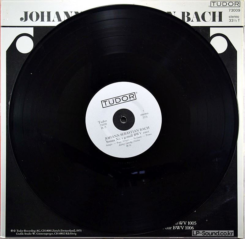 ANDREJ LUTSCHG BACH SONATEN VIOLIN SOLO SWISS 3 LP SET