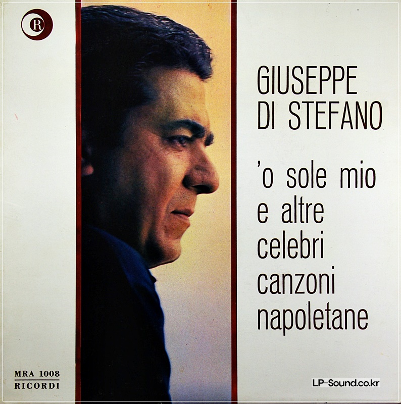 GIUSEPPE DI STEFANO ‎– 'O SOLE MIO E ALTRE CELEBRI CANZONI CANZONI