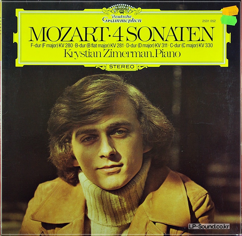 MOZART 4 SONATEN KRYSTIAN ZIMMERMAN DG 2531 052
