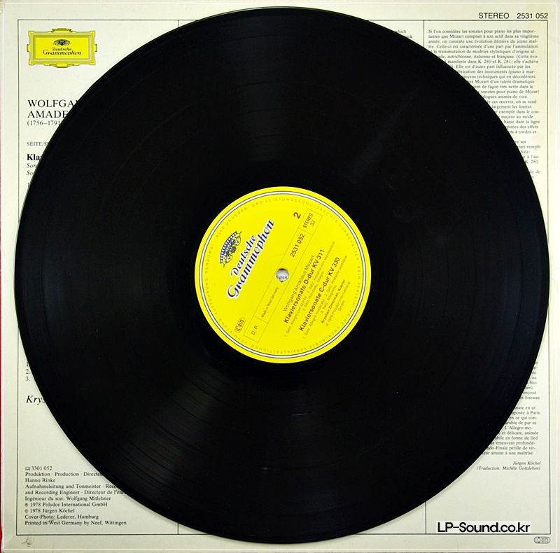 MOZART 4 SONATEN KRYSTIAN ZIMMERMAN DG 2531 052
