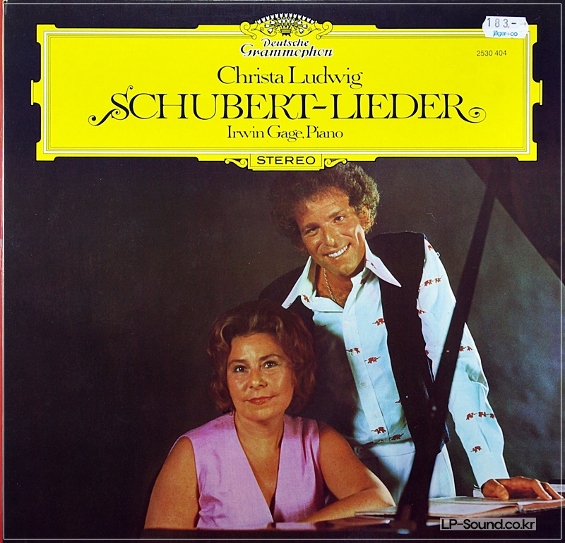 CHRISTA LUDWIG SCHUBERT LIEDER LP DG 2530 528