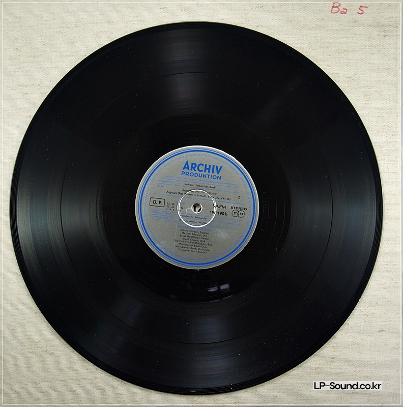 JOHANN SEBASTIAN BACH: MASS IN B-MINOR.KARL RICHTE SAPM 198 190-192 3LP