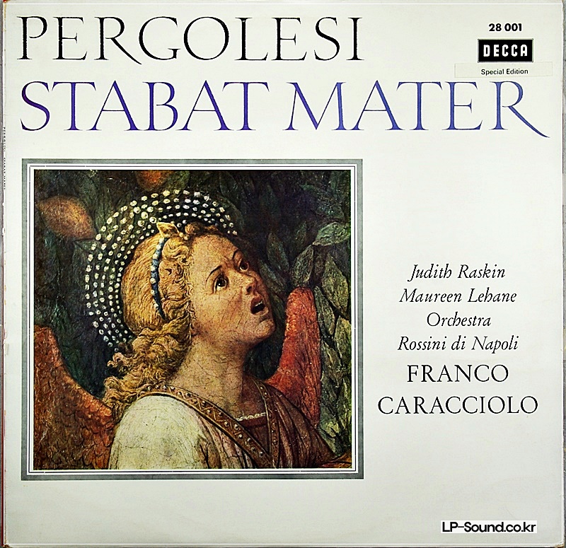 PERGOLESI - STABAT MATER - CARACCIOLO DECCA 28 001