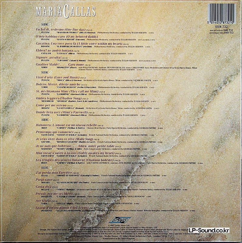 MARIA CALLAS – THE MARIA CALLAS COLLECTION SMR 732 2LP