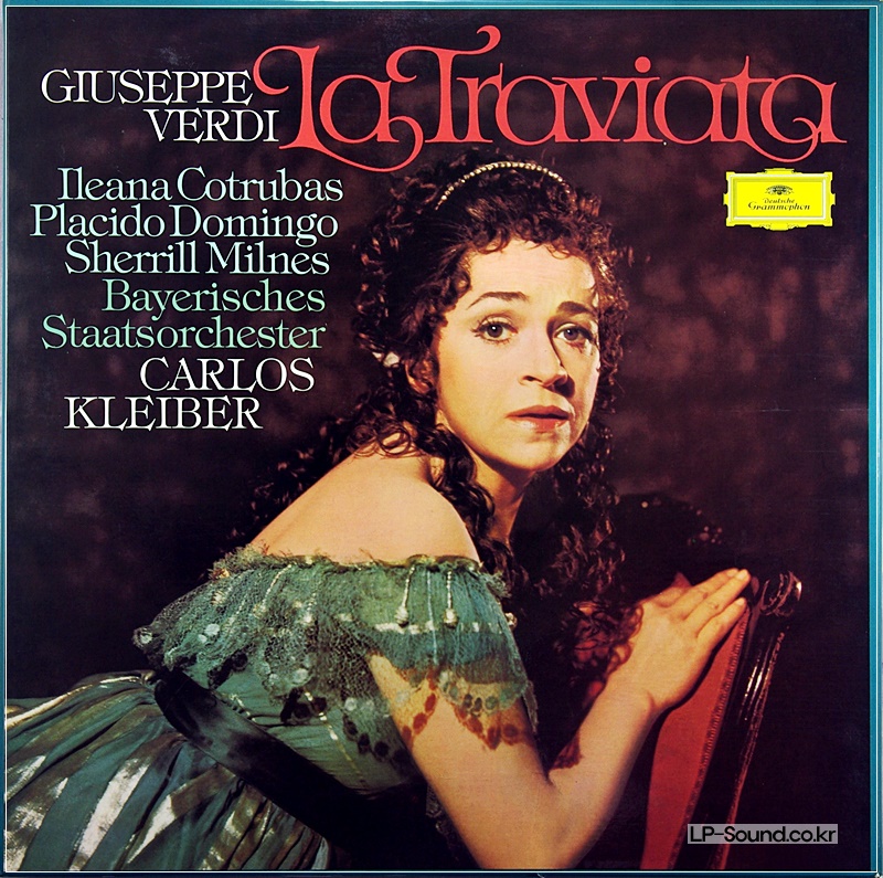 VERDI LA TRAVIATA DOMINGO KLEIBER 2 LP