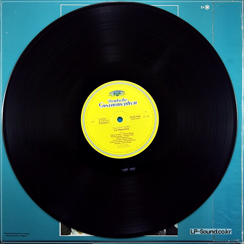 VERDI LA TRAVIATA DOMINGO KLEIBER 2 LP