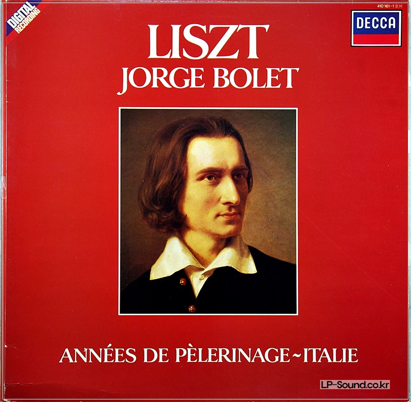 JORGE BOLET~LISZT ANNEES DE PELERINAGE-ITALIE~LONDON