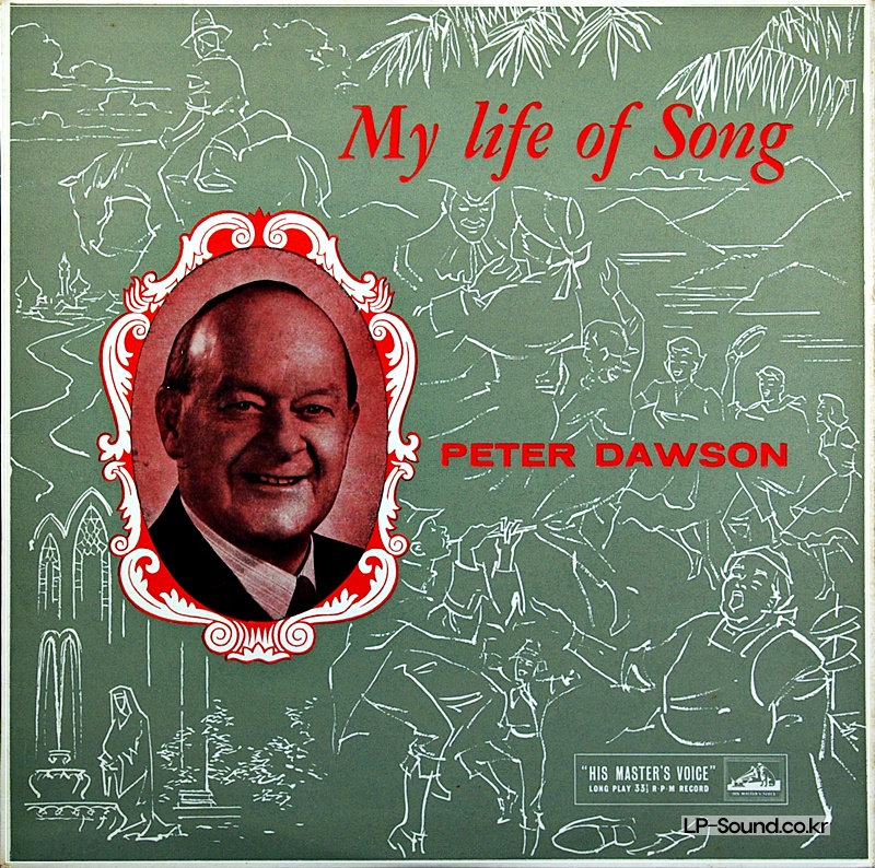 PETER DAWSON 10” EP/LP MY LIFE OF SONG HMV DLP.1180 1958