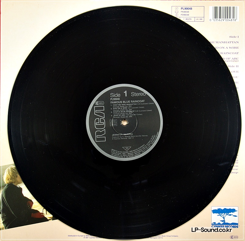 JENNIFER WARNES FAMOUS BLUE RAINCOAT CLASSIC AUDIOPHILE