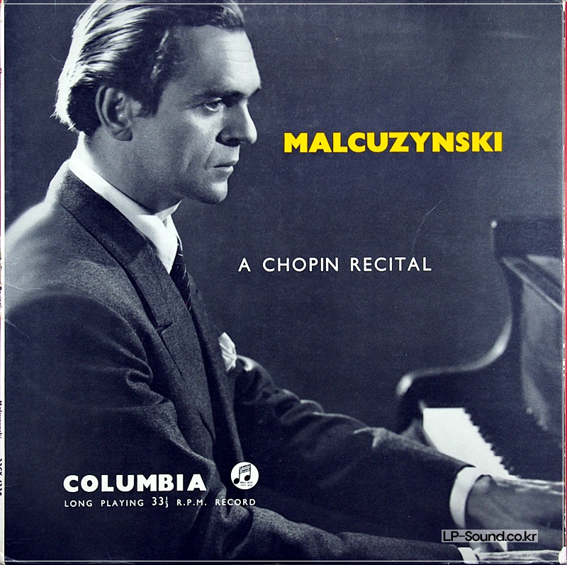 CHOPIN RECITAL  MALCUZYNSKI  COLUMBIA 33CX 1338