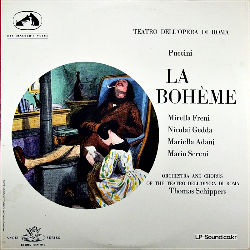 LA BOHEME MIRELLA FRENI & GEDDA SAN 131/2 UK-64