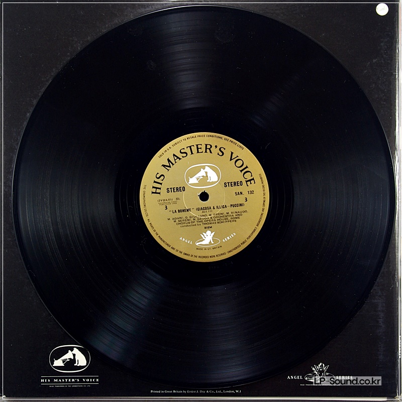 LA BOHEME MIRELLA FRENI & GEDDA SAN 131/2 UK-64