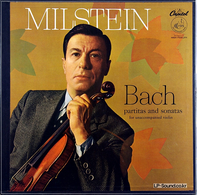 NATHAN MILSTEIN / BACH PARTITAS AND SONATA CAPITOL PCR 8370 (BOX 3LP)