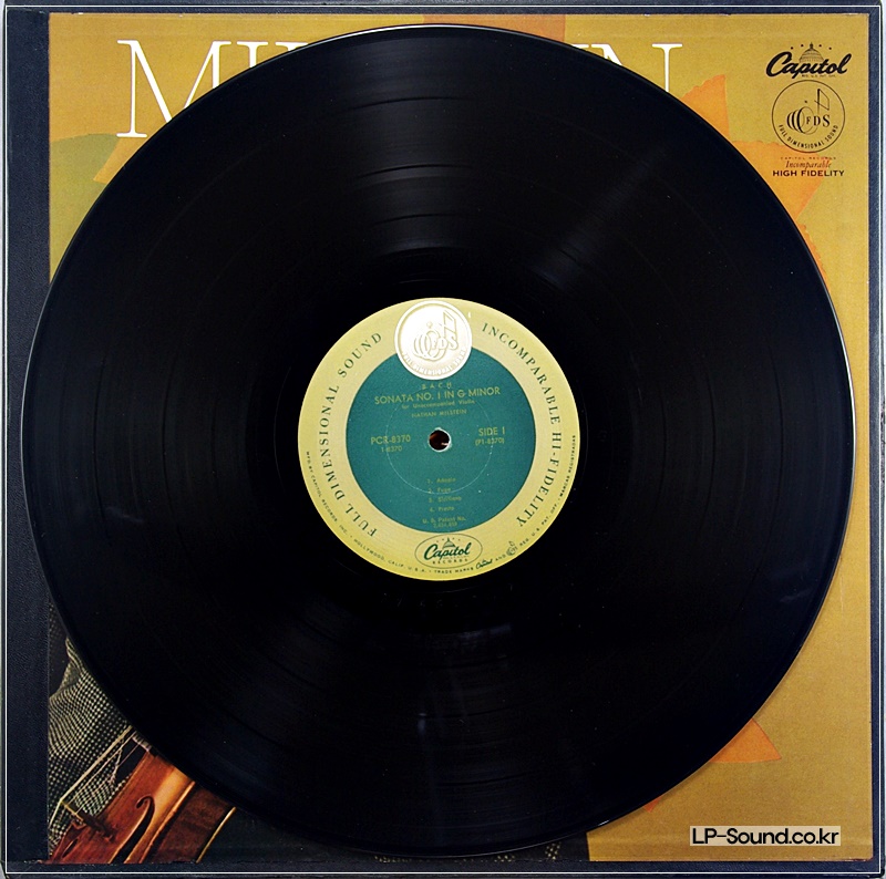 NATHAN MILSTEIN / BACH PARTITAS AND SONATA CAPITOL PCR 8370 (BOX 3LP)