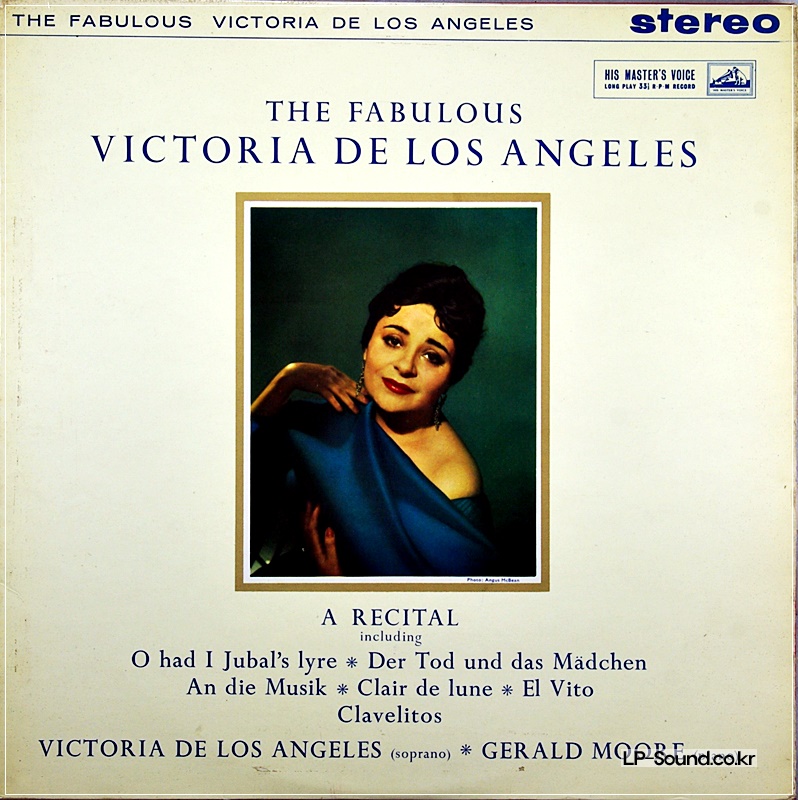 FABULOUS VICTORIA DE LOS ANGELES LP HMV ASD 413