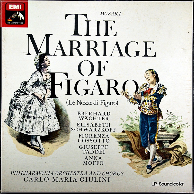 MOZART - THE MARRAIGE OF FIGARO – GIULINI SLS 5152