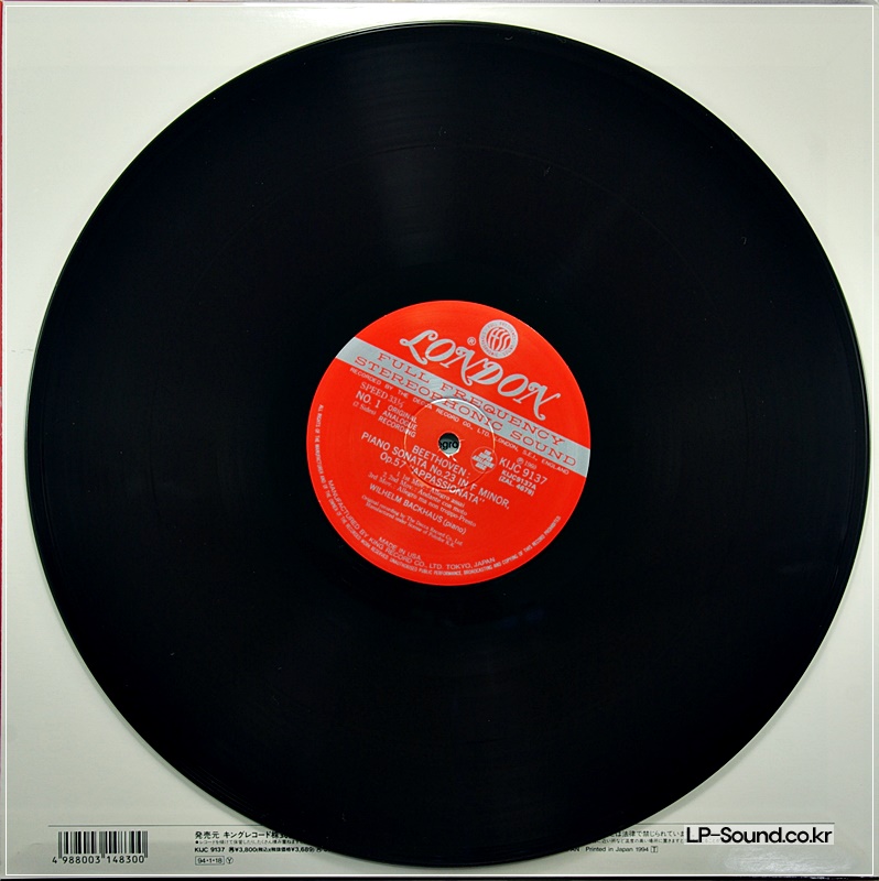 BEETHOVEN APPASSIONATA,LES ADIEUX  BACKHAUS KIJC 9137