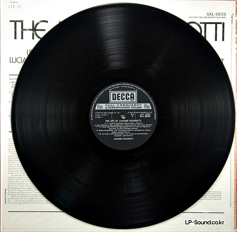 LUCIANO PAVAROTTI – THE ART OF PAVAROTTI