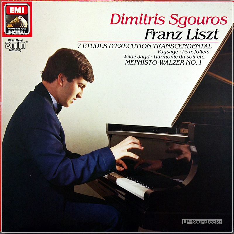 LISZT 7 TRANSCENDENTAL ETUDES  DIMITRIS SGOUROS  EMI 27 0177 1