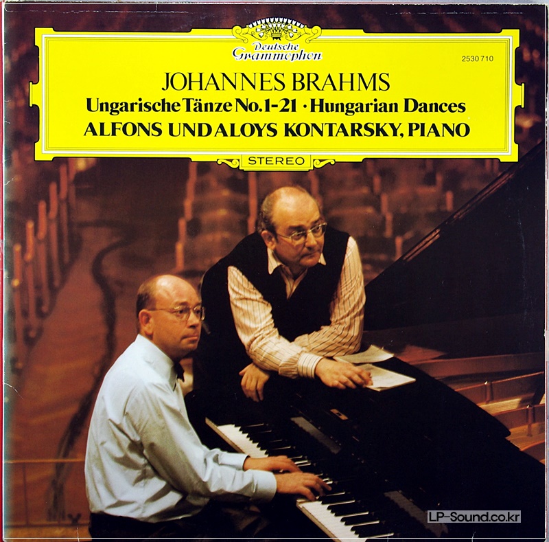 ALFONS & ALOYS KONTARSKY BRAHMS HUNGARIAN DANCES - DG 2530 710