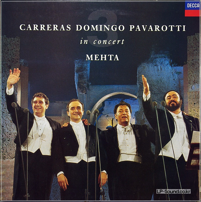 CARRERAS DOMINGO PAVAROTTI IN CONCERT MEHTA 3 CONCERT