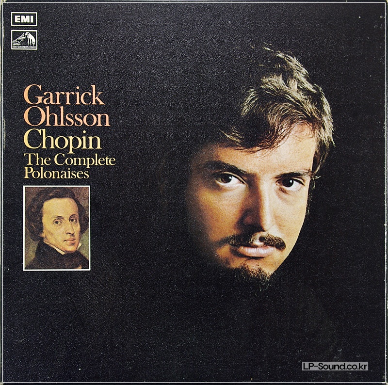 GARRICK OHLSSON CHOPIN THE COMPLETE POLONAISES EMI SLS 843 UK 2LP