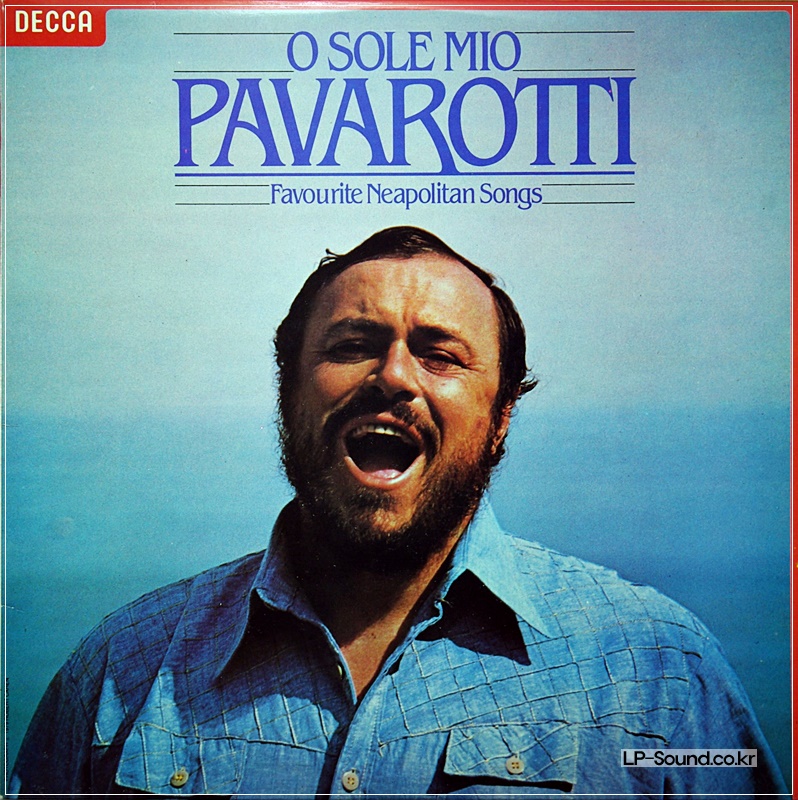 LUCIANO PAVAROTTI 'O SOLE MIO - FAVORITE NEAPOLITAN SONGS' US IMPORT