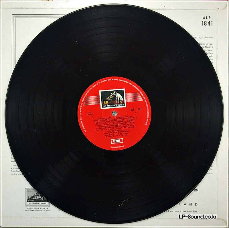 JUSSI BJORLING** - OPERATIC RECITAL   ALP 1841