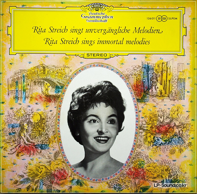 RITA STREICH SINGS IMMORTAL MELODIES STEREO 136 011 SLPEM MADE