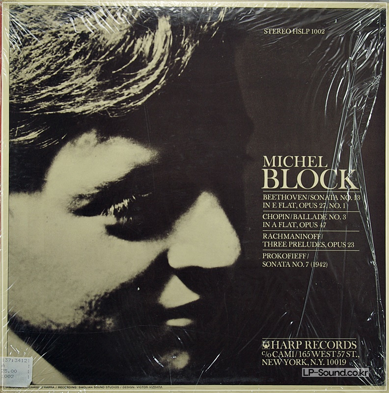 MICHEL BLOCK PLAYS BEETHOVEN, CHOPIN, RACHMANINOFF & PROKOFIEV