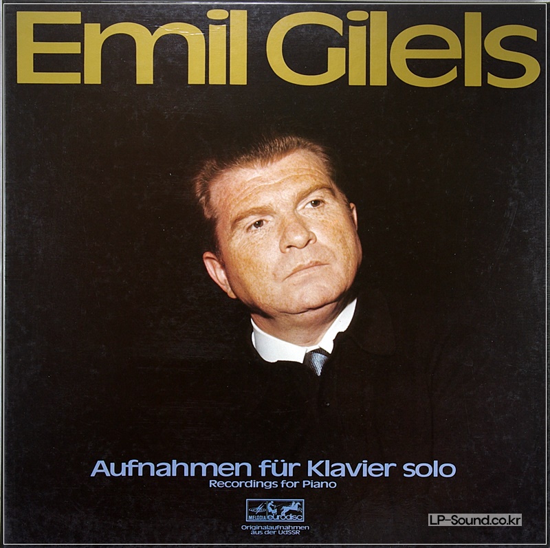 EMIL GILELS RECORDINGS FOR PIANO SOLO - LIVE - 4-LP