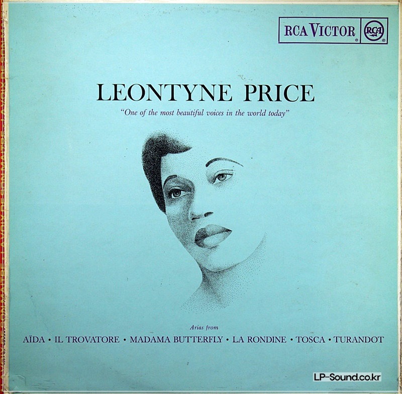 LEONTYNE PRICE* ARIAS: AIDA /TURANDOT etc RCA LIVING STEREO SB 6505