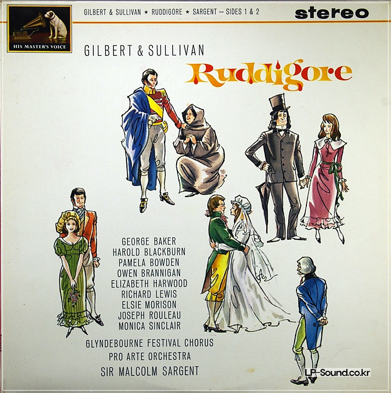 GILBERT AND SULLIVAN RUDDIGORE SARGENT 2 LP SET ASD 563, 564