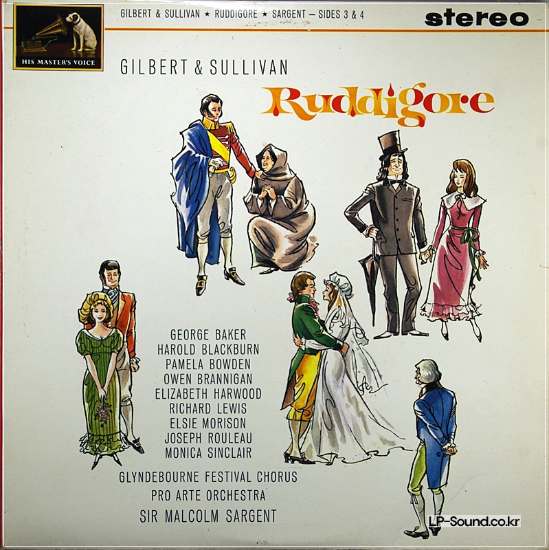 GILBERT AND SULLIVAN RUDDIGORE SARGENT 2 LP SET ASD 563, 564