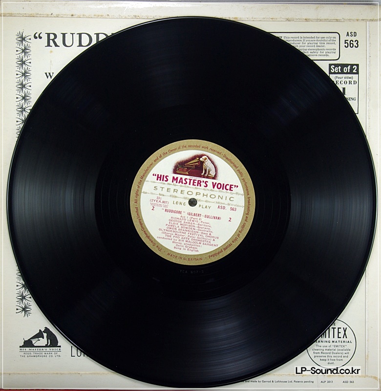 GILBERT AND SULLIVAN RUDDIGORE SARGENT 2 LP SET ASD 563, 564