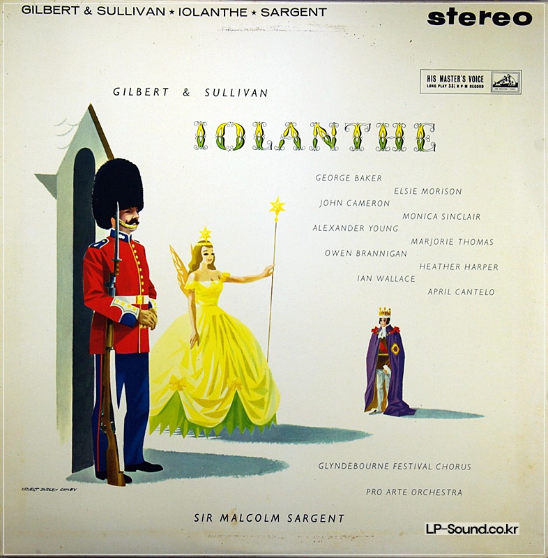 GILBERT & SULLIVAN IOLANTHE 2-LP NM MALCOLM SARGENT ASD 323/324 ED1