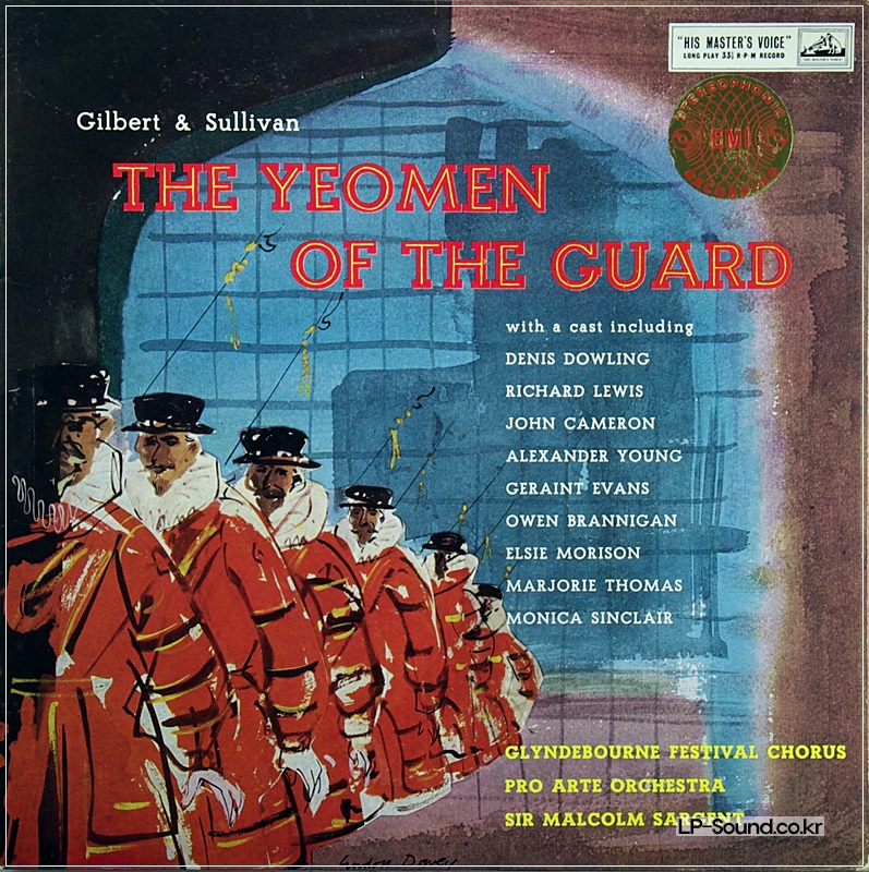 GILBERT & SULLIVAN THE YEOMAN OF THE GUARD / SARGENT ETC.ASD 364
