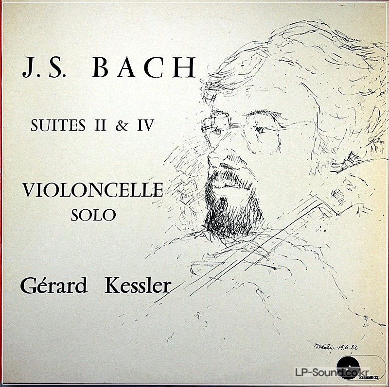 GERARD KESSLER LP BACH CELLO SUITE 2 & 4 RARE FRENCH