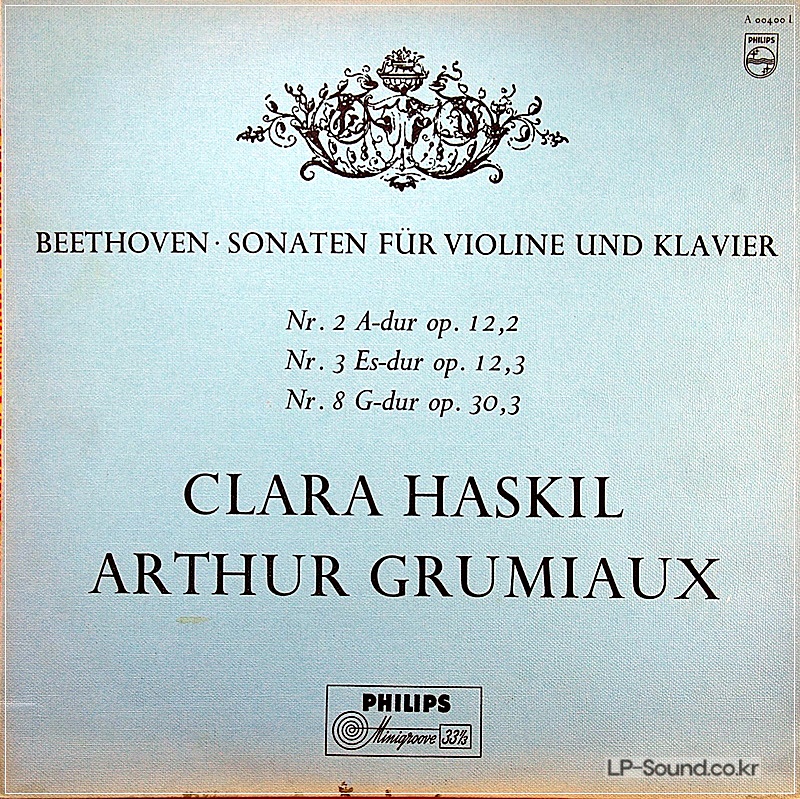 BEETHOVEN - THE COMPLETE VIOLIN SONATAS PHILPS A 00400 L