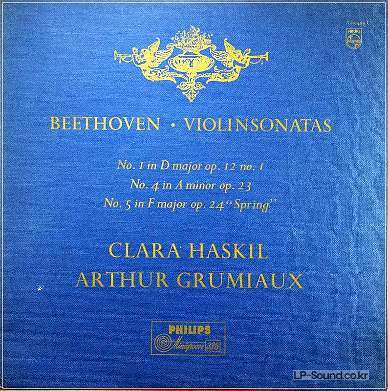 BEETHOVEN - THE COMPLETE VIOLIN SONATAS PHILPS A 00409 L