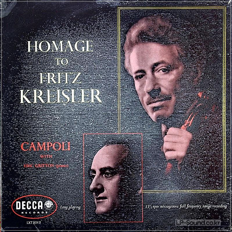 CAMPOLI* PLAYS *HOMAGE TO FRITZ KREISILER* ERIC GATTON LXT 5012