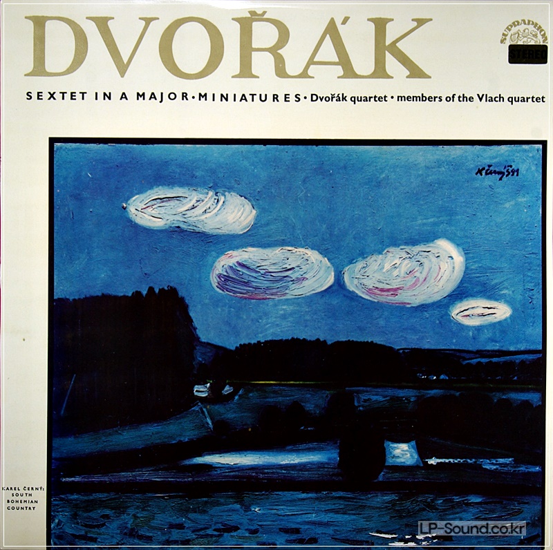 CHAMBER MUSIC OF DVORAK: SUK TRIO, VLACH-QUARTET / SUPRAPHON RED STEREO 7 LP BOX